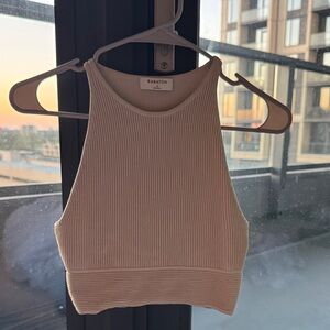 Aritiza sculpt rib crop top